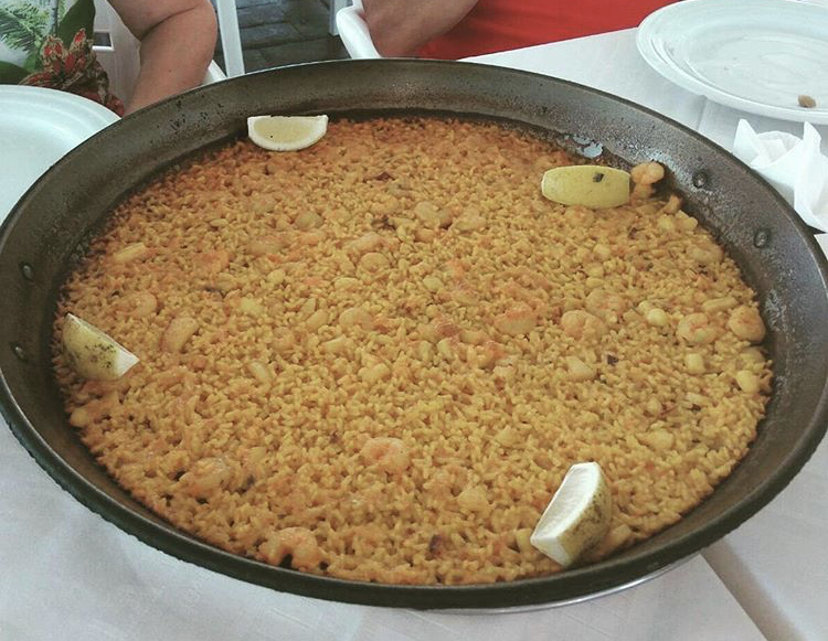 paella arroz a banda el saler pinedo
